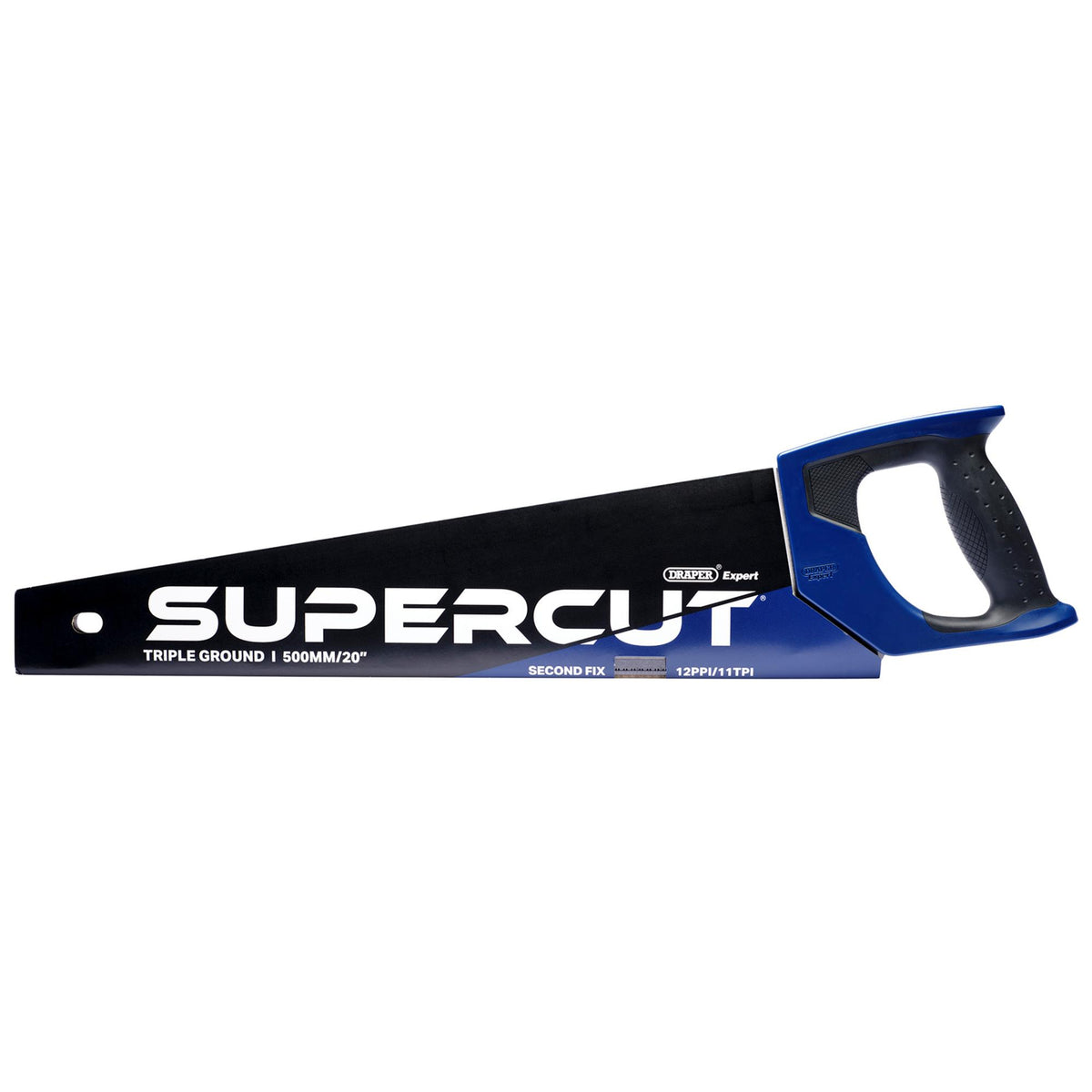 Draper Expert Supercut Second Fix Triple Ground Handsaw, 500mm/20", 11tpi/12ppi: No.SCT500