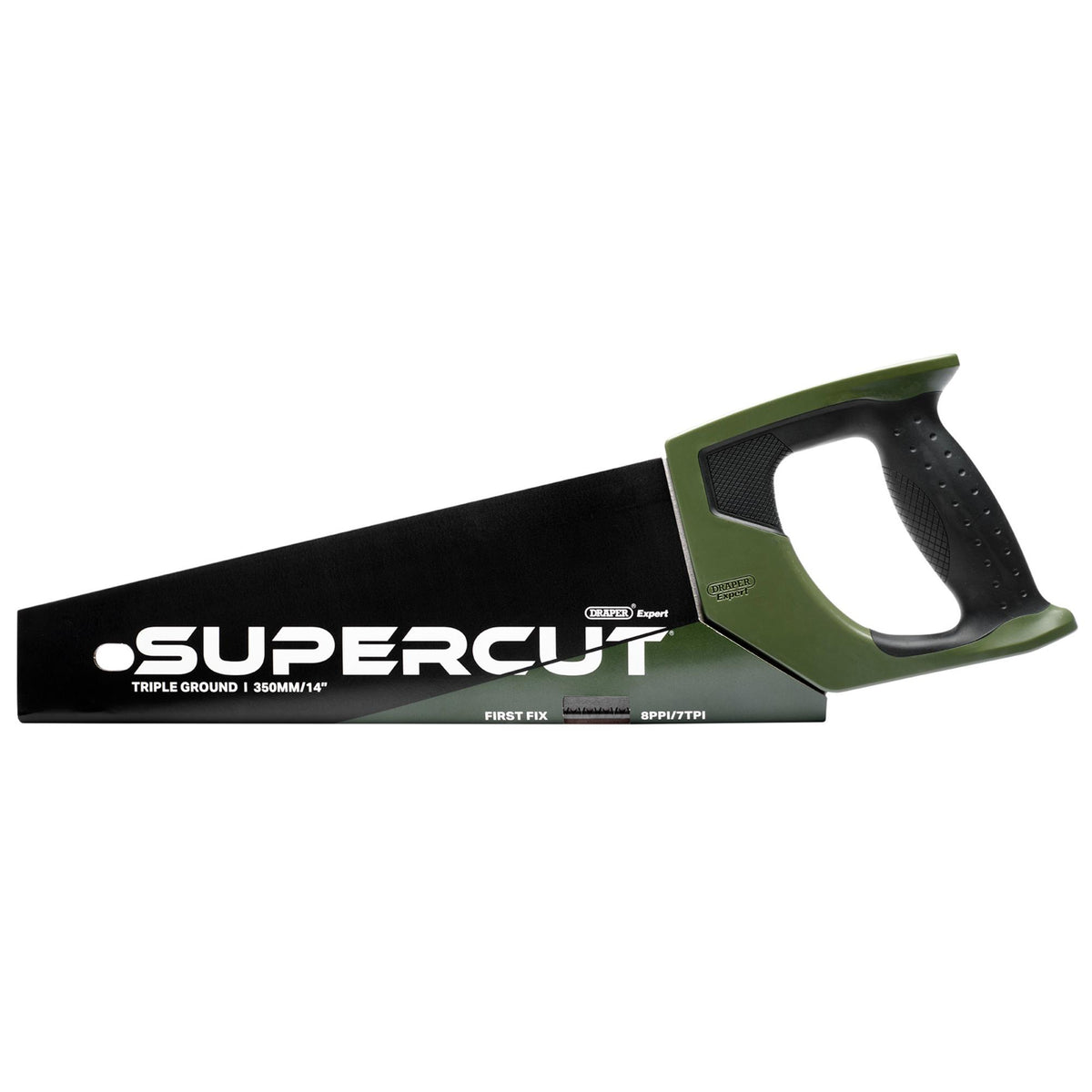 Draper Expert Supercut First Fix Triple Ground Handsaw, 350mm/14", 7tpi/8ppi: No.SCT350