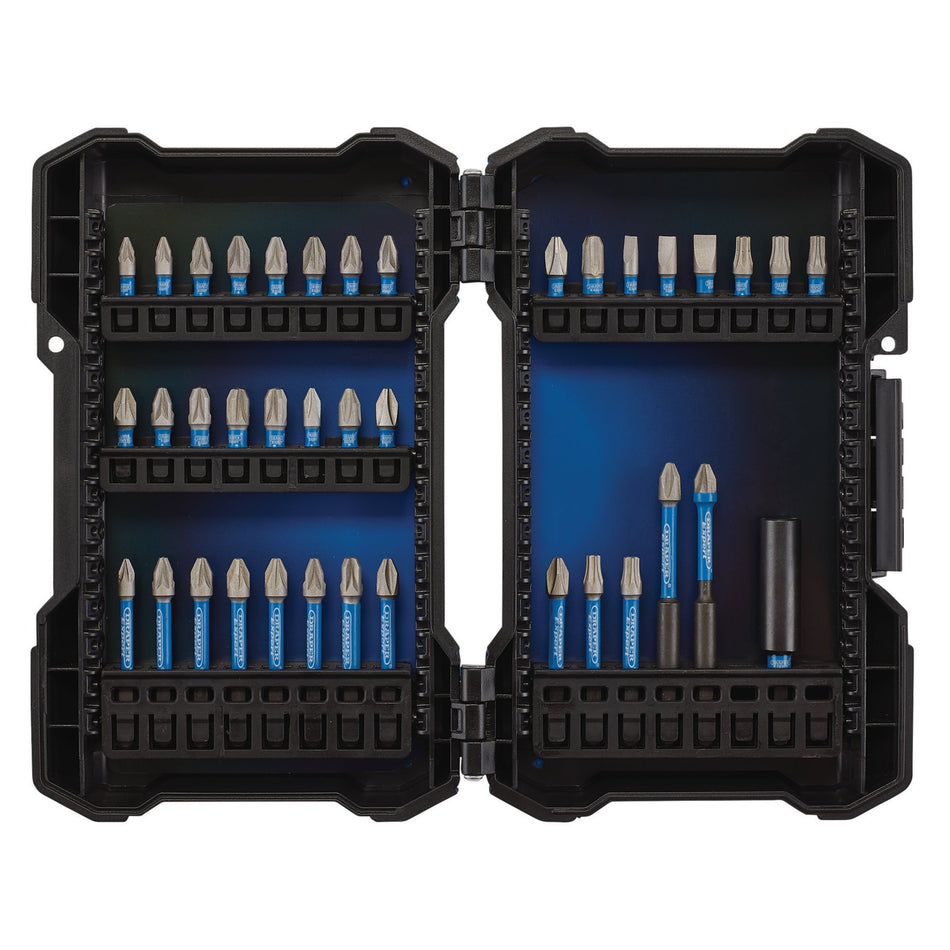 Draper Expert Impact Screwdriver Bit Set, 1/4" Hex (38 Piece) : Model No. IMBH38