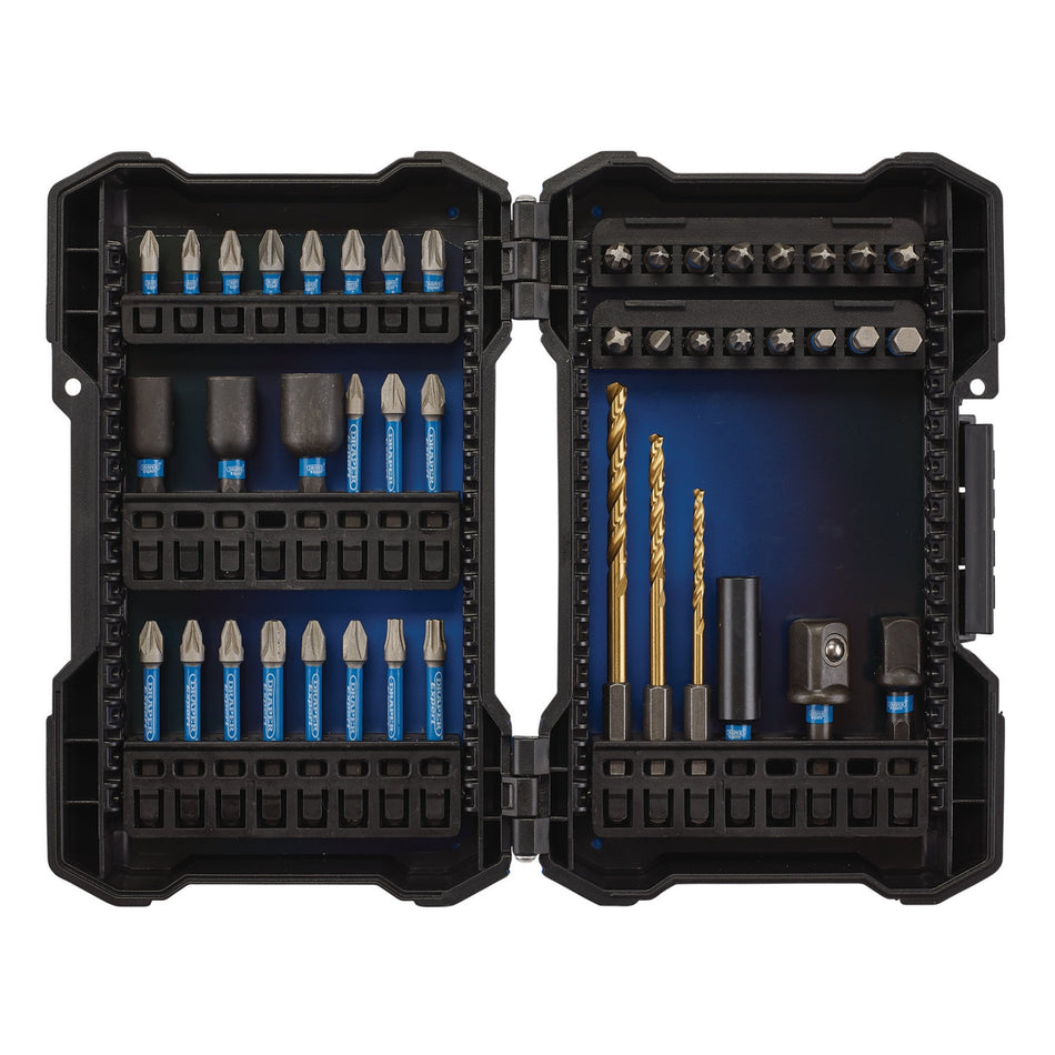 Draper Expert Impact Screwdriver Bit Set, 1/4" Hex (44 Piece) : Model No. IMBH44B