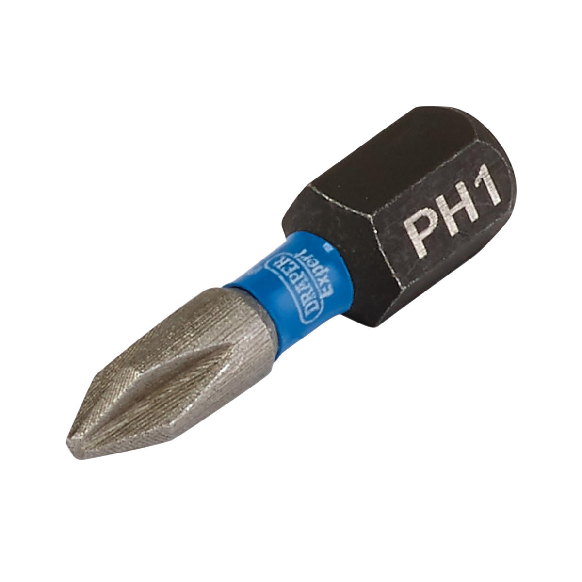 Draper Expert Cross Slot/PH Type Impact Screwdriver Bits, No.1 x 25mm, 1/4" Hex (Pack of 5) : Model No. IMBH/PH25/5