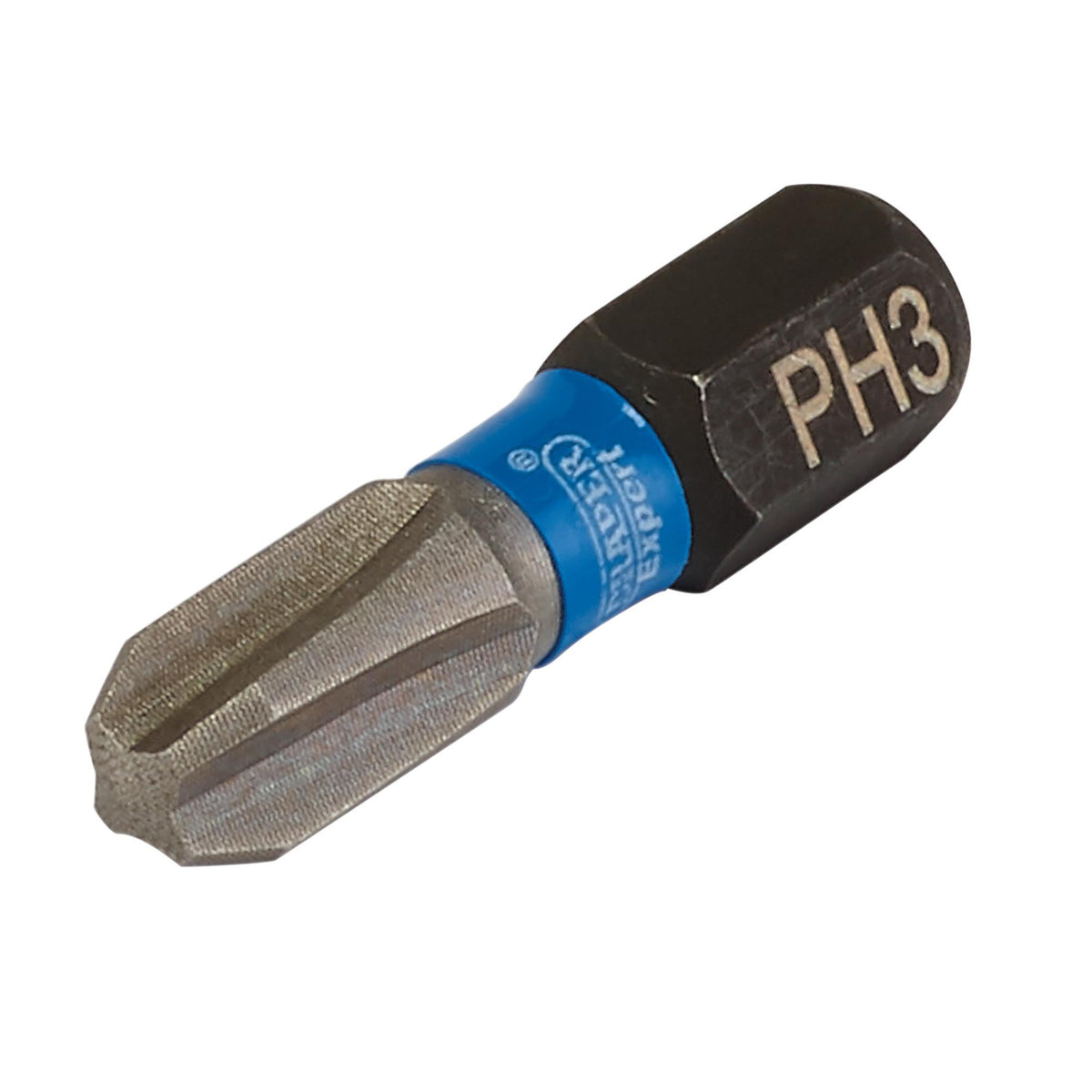 Draper Expert Cross Slot/PH Type Impact Screwdriver Bits, No.3 x 25mm, 1/4" Hex (Pack of 5) : Model No. IMBH/PH25/5