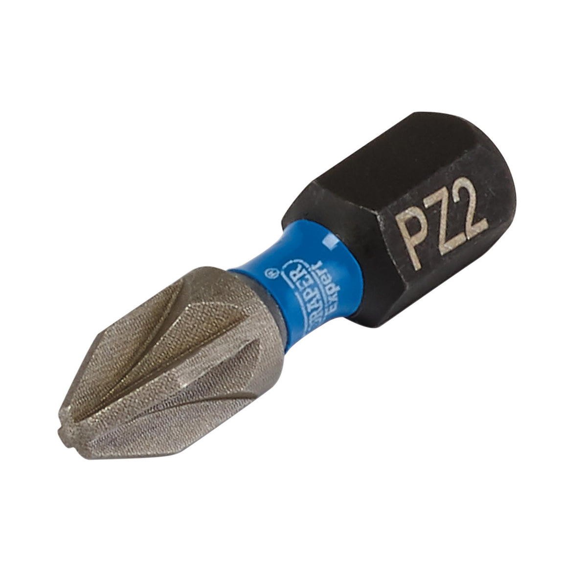 Draper Expert PZ-Type Impact Screwdriver Bits, No.2 x 25mm, 1/4" Hex (Pack of 5) : Model No. IMBH/PZ25/5