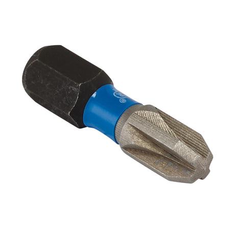 Draper Expert PZ-Type Impact Screwdriver Bits, No.3 x 25mm, 1/4" Hex (Pack of 5) : Model No. IMBH/PZ25/5