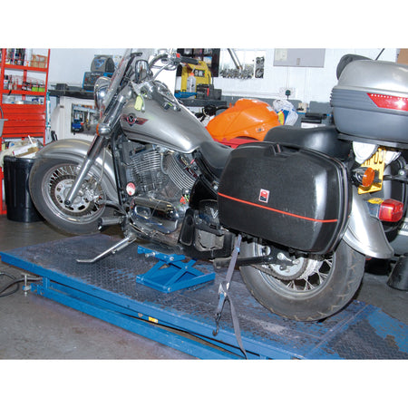 DRAPER 450kg Motorcycle Scissor Stand with Pad: Model No.MCPL1