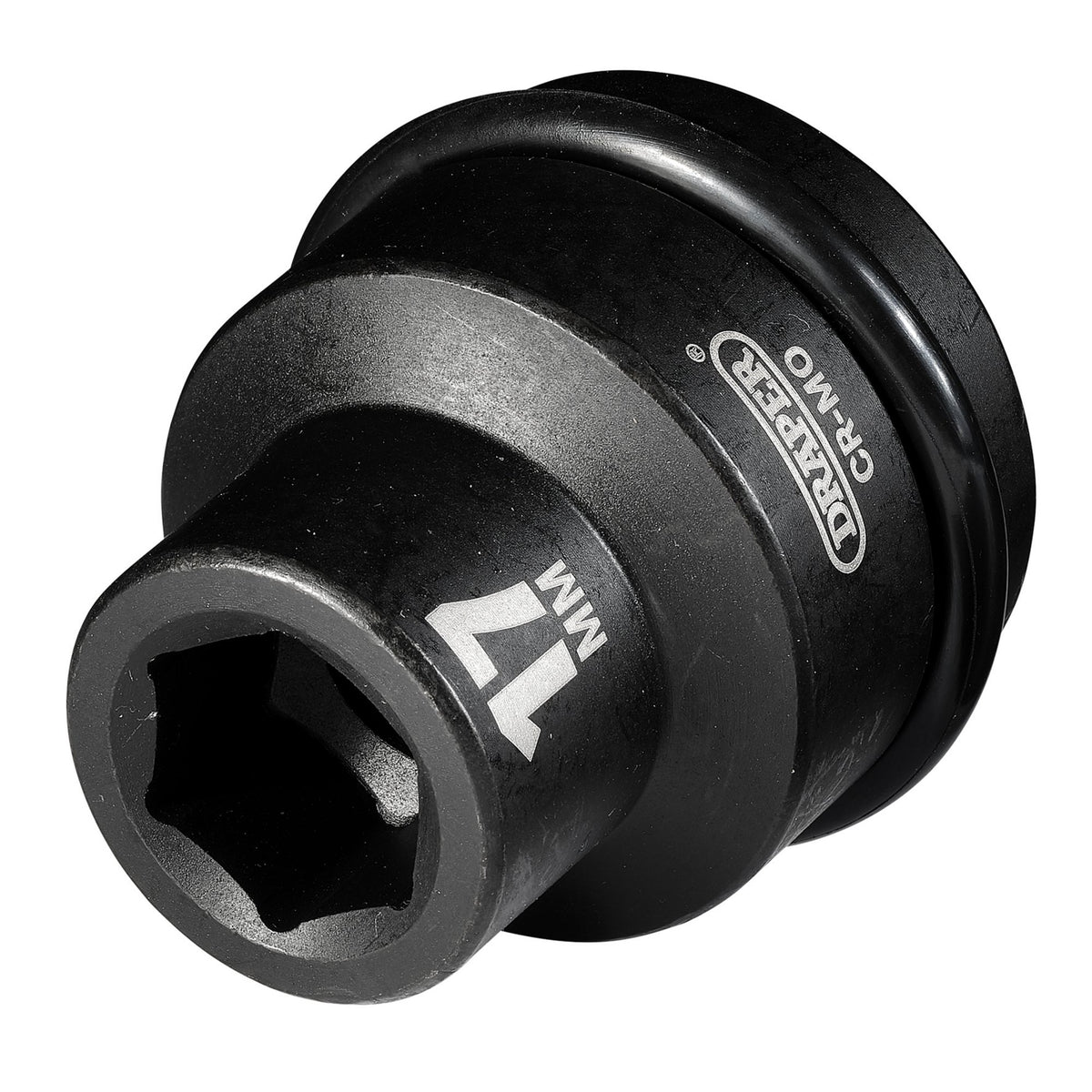 DRAPER Expert 17mm 3/4in. Square Drive Hi-Torq ; 6 Point Impact Socket: Model No.419-MM