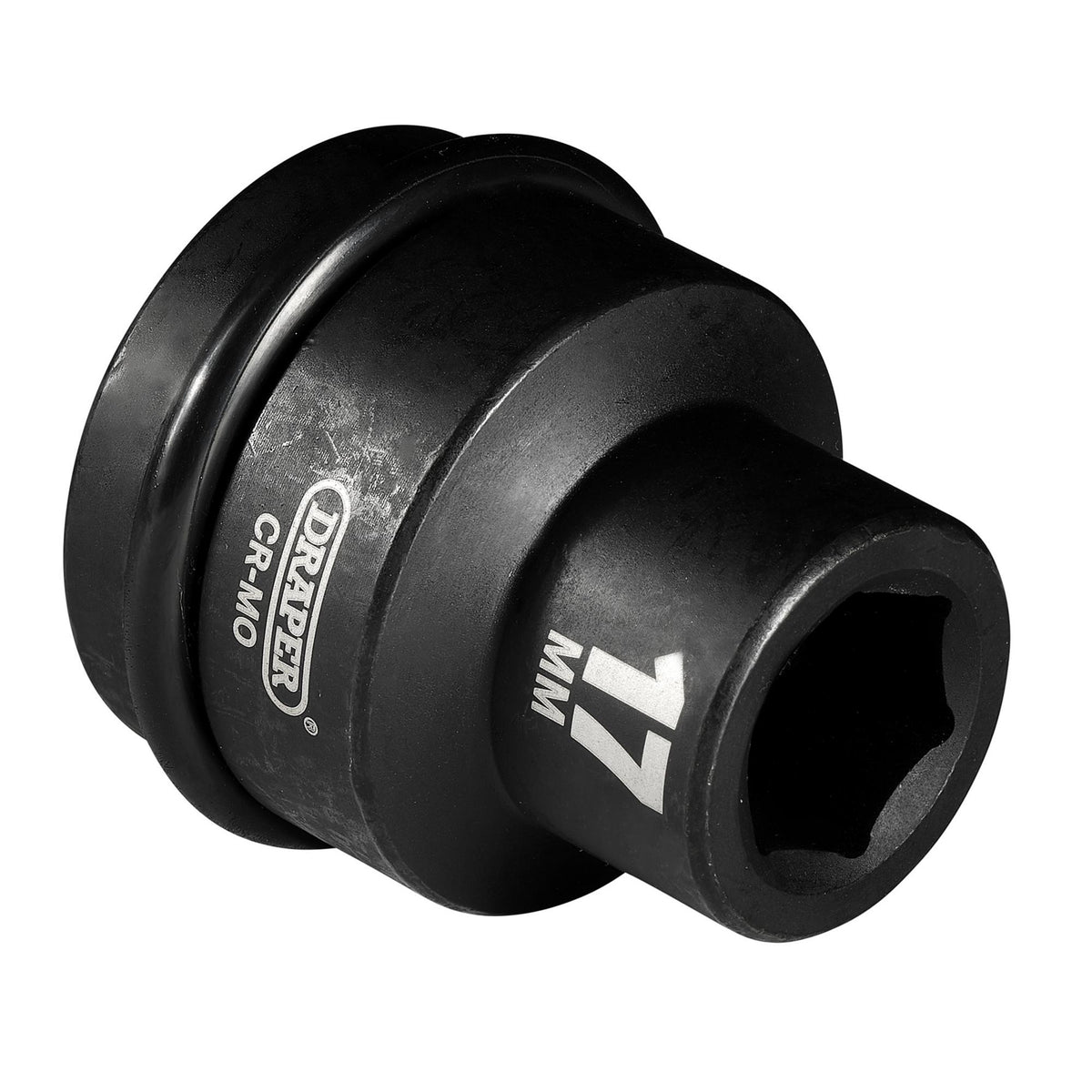 DRAPER Expert 17mm 3/4in. Square Drive Hi-Torq ; 6 Point Impact Socket: Model No.419-MM