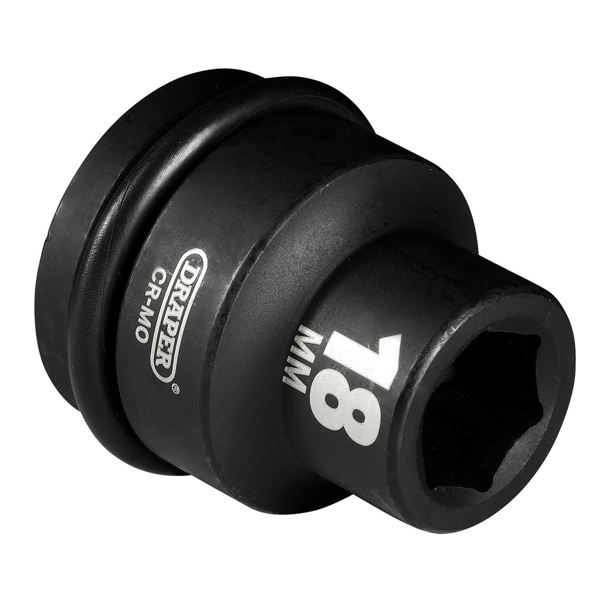 DRAPER Expert 18mm 3/4in. Square Drive Hi-Torq ; 6 Point Impact Socket: Model No.419-MM