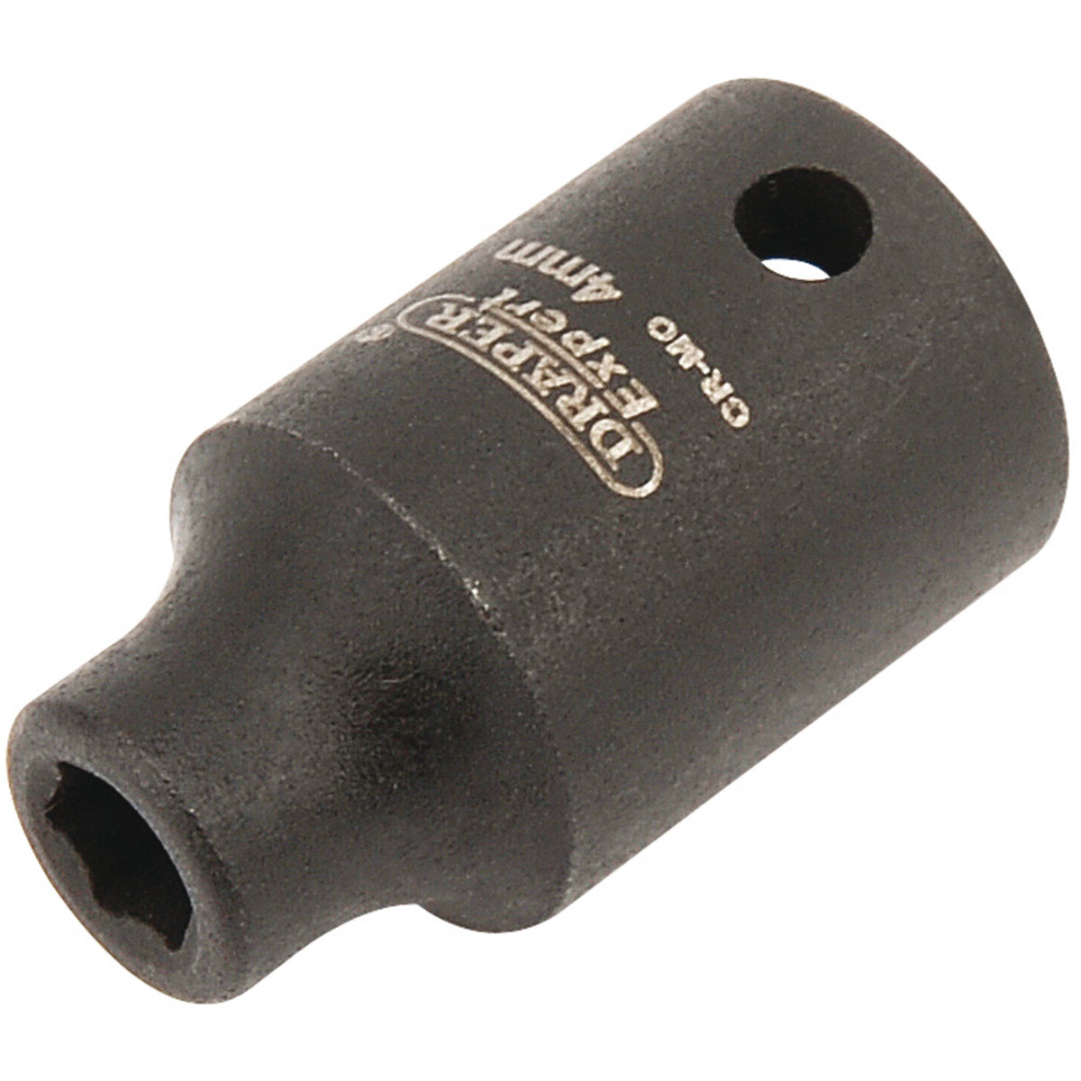 DRAPER Expert 4mm 1/4in. Square Drive Hi-Torq ; 6 Point Impact Socket: Model No.406-MM