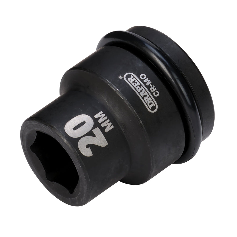 DRAPER Expert 20mm 3/4in. Square Drive Hi-Torq ; 6 Point Impact Socket: Model No.419-MM