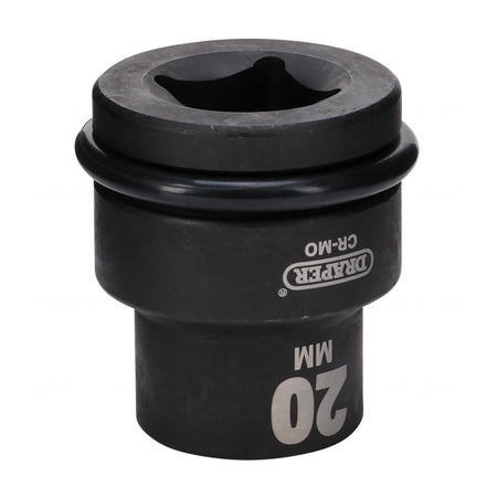 DRAPER Expert 20mm 3/4in. Square Drive Hi-Torq ; 6 Point Impact Socket: Model No.419-MM