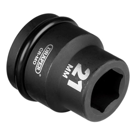 DRAPER Expert 21mm 3/4in. Square Drive Hi-Torq ; 6 Point Impact Socket: Model No.419-MM