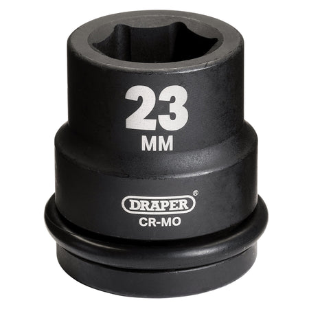 DRAPER Expert 23mm 3/4in. Square Drive Hi-Torq ; 6 Point Impact Socket: Model No.419-MM