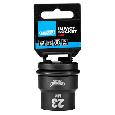 DRAPER Expert 23mm 3/4in. Square Drive Hi-Torq ; 6 Point Impact Socket: Model No.419-MM