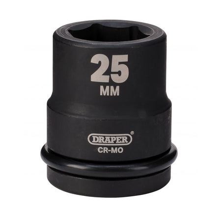 DRAPER Expert 25mm 3/4in. Square Drive Hi-Torq ; 6 Point Impact Socket: Model No.419-MM