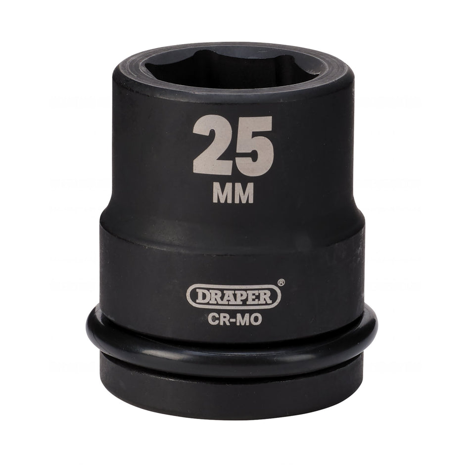 DRAPER Expert 25mm 3/4in. Square Drive Hi-Torq ; 6 Point Impact Socket: Model No.419-MM