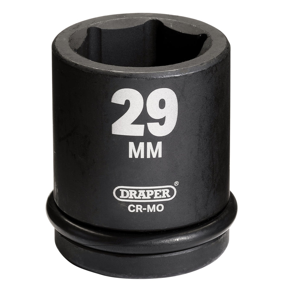 DRAPER Expert 29mm 3/4in. Square Drive Hi-Torq ; 6 Point Impact Socket: Model No.419-MM