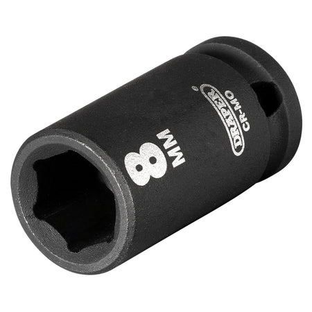 DRAPER Expert 8mm 1/4in. Square Drive Hi-Torq ; 6 Point Impact Socket: Model No.406-MM