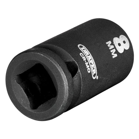 DRAPER Expert 8mm 1/4in. Square Drive Hi-Torq ; 6 Point Impact Socket: Model No.406-MM