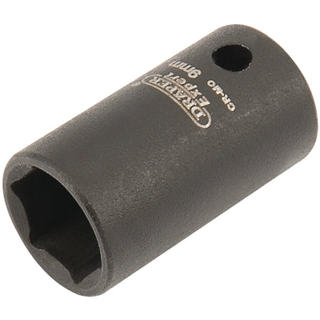 DRAPER Expert 9mm 1/4in. Square Drive Hi-Torq ; 6 Point Impact Socket: Model No.406-MM
