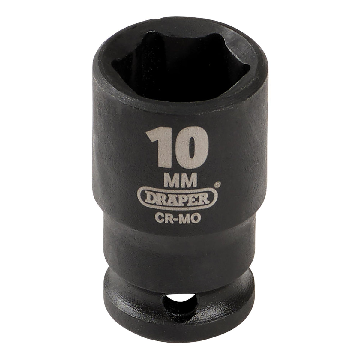 DRAPER Expert 10mm 1/4in. Square Drive Hi-Torq ; 6 Point Impact Socket: Model No.406-MM