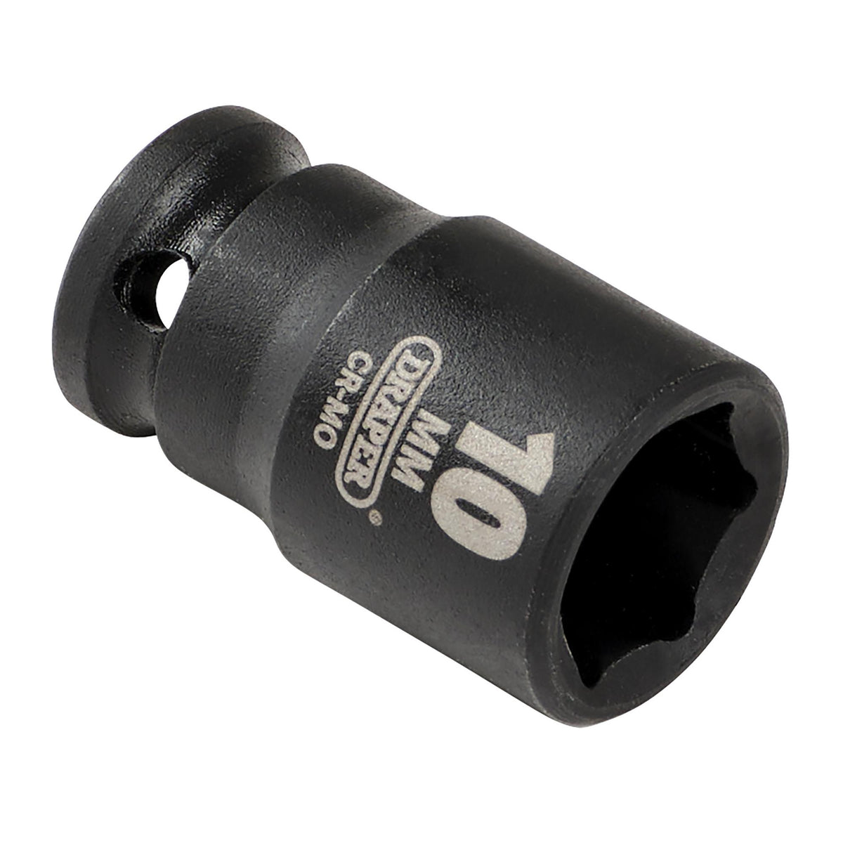DRAPER Expert 10mm 1/4in. Square Drive Hi-Torq ; 6 Point Impact Socket: Model No.406-MM