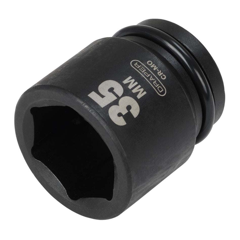 DRAPER Expert 35mm 3/4in. Square Drive Hi-Torq ; 6 Point Impact Socket: Model No.419-MM