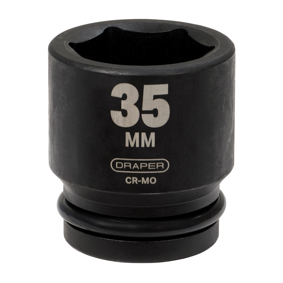 DRAPER Expert 35mm 3/4in. Square Drive Hi-Torq ; 6 Point Impact Socket: Model No.419-MM