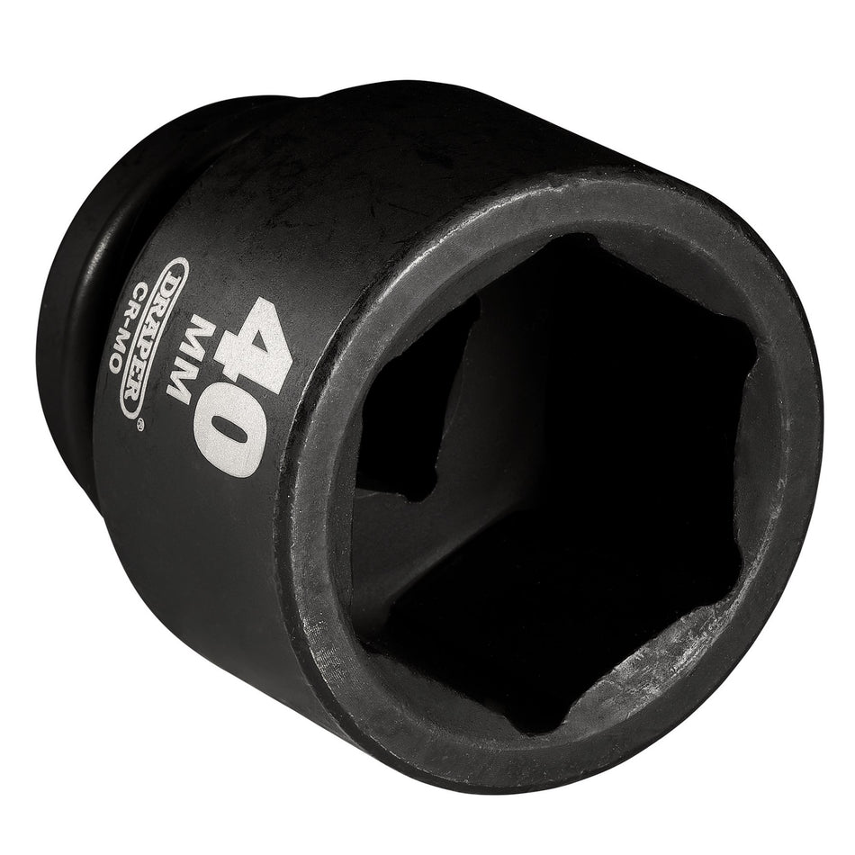 DRAPER Expert 40mm 3/4in. Square Drive Hi-Torq ; 6 Point Impact Socket: Model No.419-MM