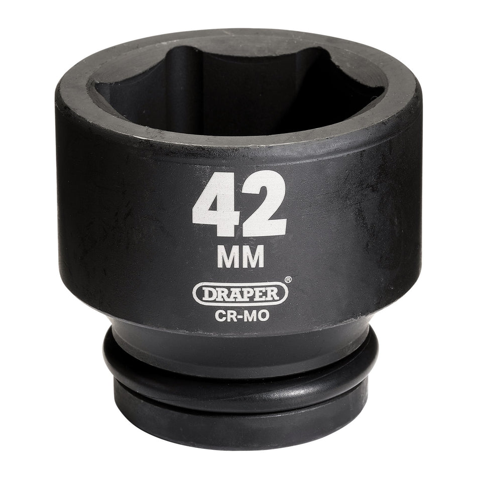 DRAPER Expert 42mm 3/4in. Square Drive Hi-Torq ; 6 Point Impact Socket: Model No.419-MM