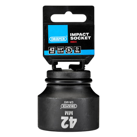 DRAPER Expert 42mm 3/4in. Square Drive Hi-Torq ; 6 Point Impact Socket: Model No.419-MM
