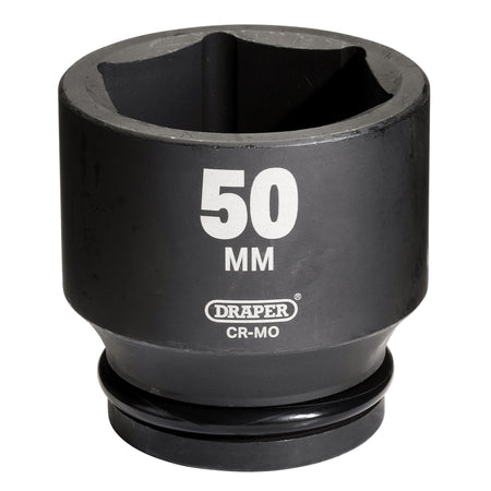 DRAPER Expert 50mm 3/4in. Square Drive Hi-Torq ; 6 Point Impact Socket: Model No.419-MM
