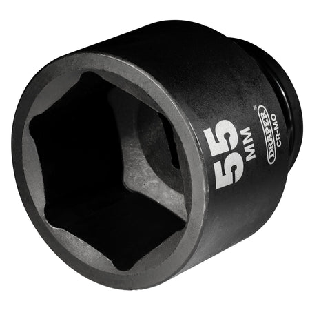 DRAPER Expert 55mm 3/4in. Square Drive Hi-Torq ; 6 Point Impact Socket: Model No.419-MM