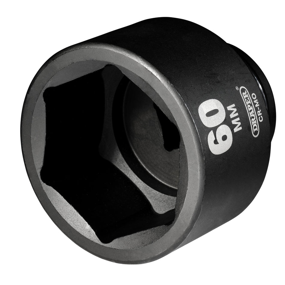 DRAPER Expert 60mm 3/4in. Square Drive Hi-Torq ; 6 Point Impact Socket: Model No.419-MM