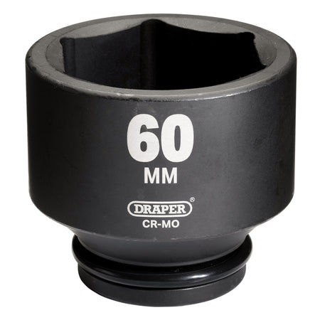 DRAPER Expert 60mm 3/4in. Square Drive Hi-Torq ; 6 Point Impact Socket: Model No.419-MM