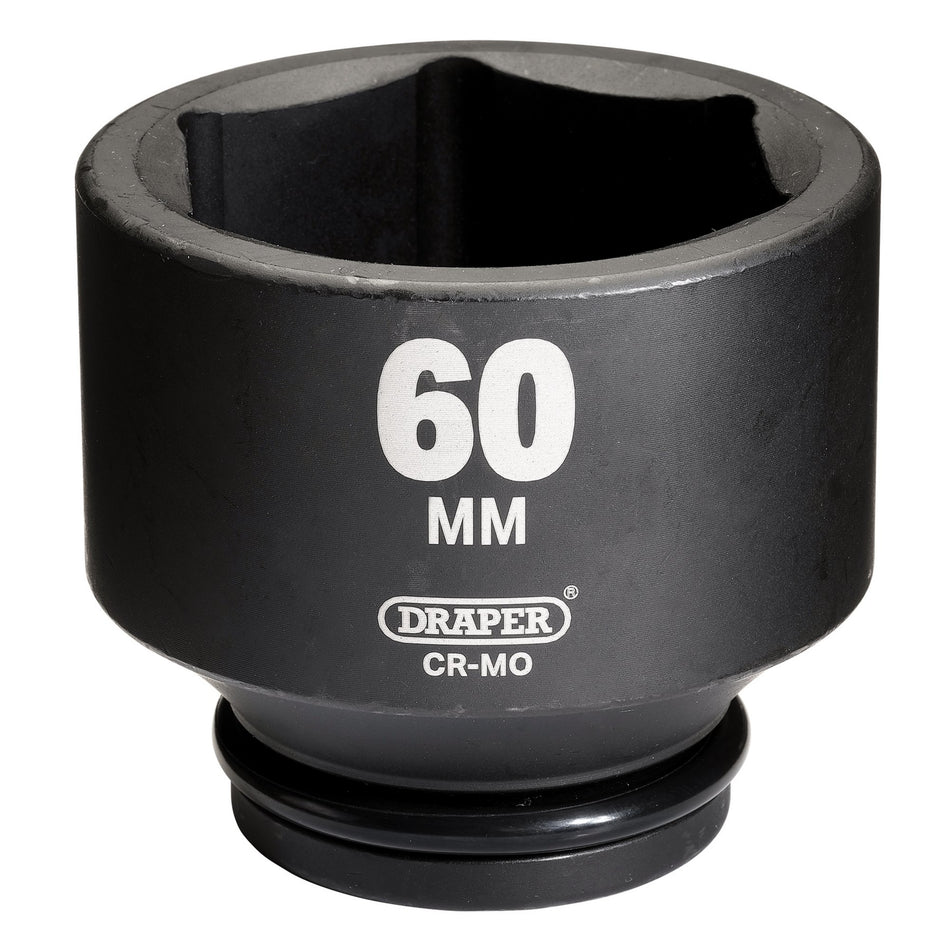 DRAPER Expert 60mm 3/4in. Square Drive Hi-Torq ; 6 Point Impact Socket: Model No.419-MM