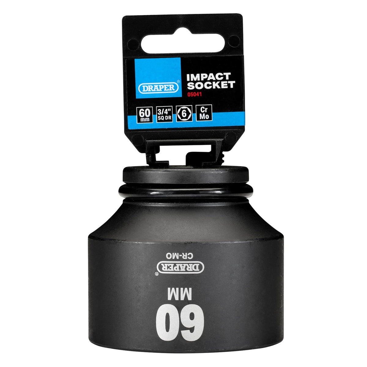 DRAPER Expert 60mm 3/4in. Square Drive Hi-Torq ; 6 Point Impact Socket: Model No.419-MM
