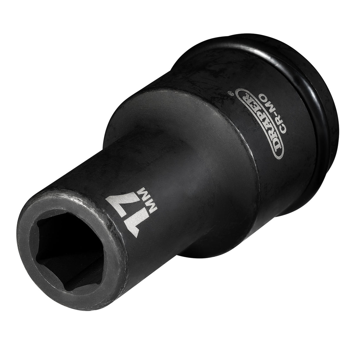 DRAPER Expert 17mm 3/4in. Square Drive Hi-Torq ; 6 Point Deep Impact Socket: Model No.419D-MM