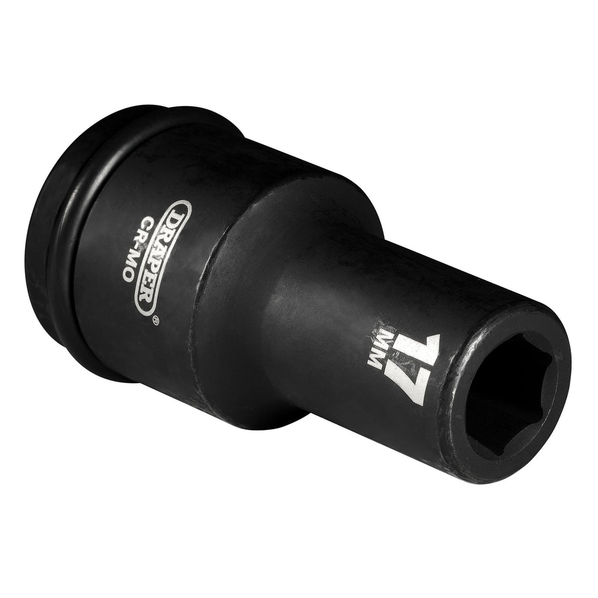 DRAPER Expert 17mm 3/4in. Square Drive Hi-Torq ; 6 Point Deep Impact Socket: Model No.419D-MM