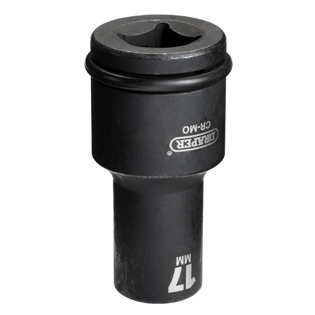 DRAPER Expert 17mm 3/4in. Square Drive Hi-Torq ; 6 Point Deep Impact Socket: Model No.419D-MM