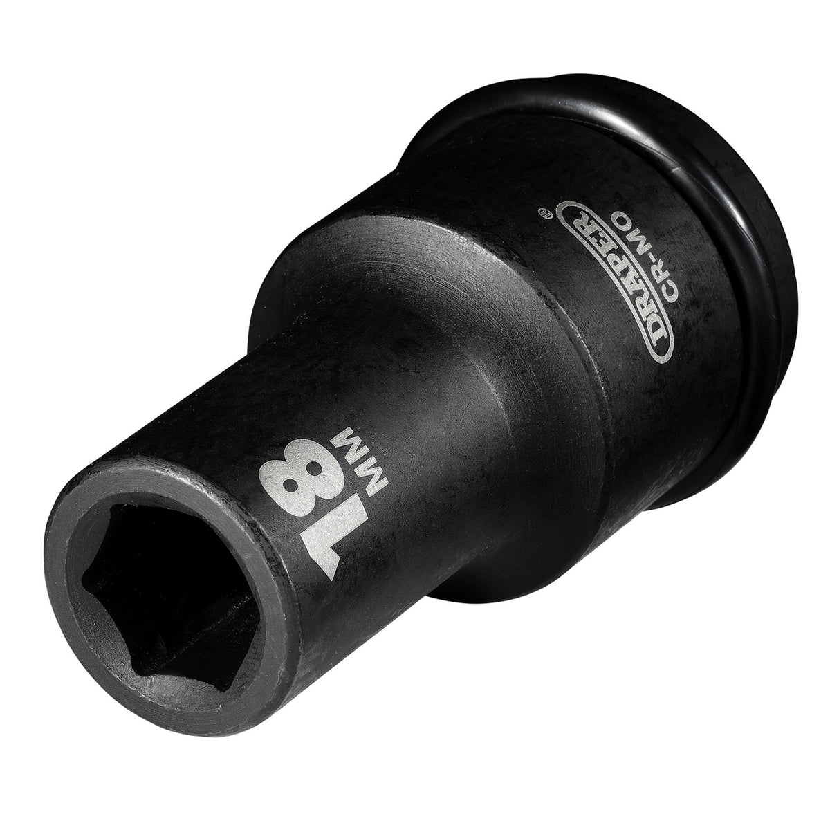 DRAPER Expert 18mm 3/4in. Square Drive Hi-Torq ; 6 Point Deep Impact Socket: Model No.419D-MM