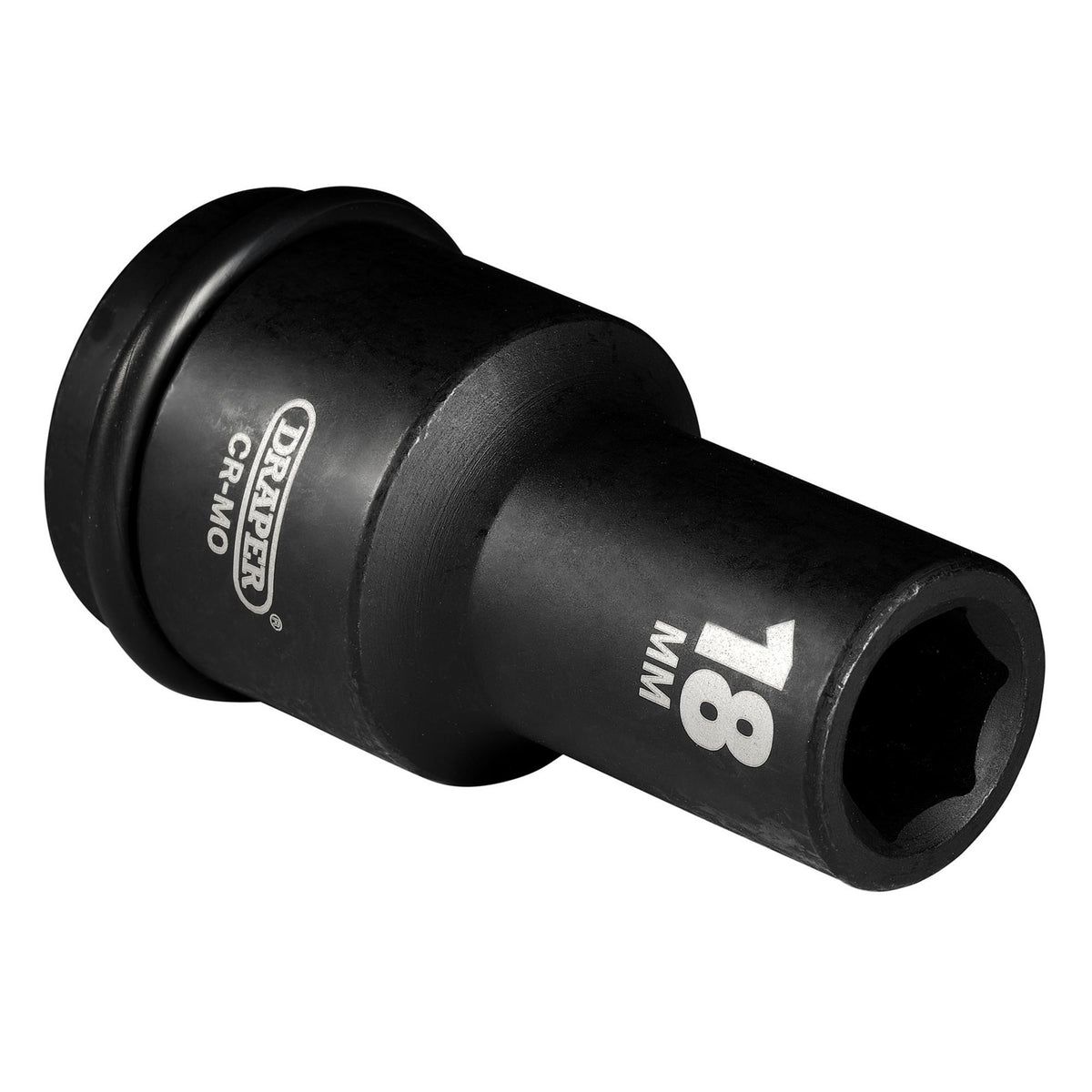 DRAPER Expert 18mm 3/4in. Square Drive Hi-Torq ; 6 Point Deep Impact Socket: Model No.419D-MM