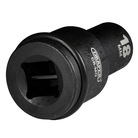 DRAPER Expert 18mm 3/4in. Square Drive Hi-Torq ; 6 Point Deep Impact Socket: Model No.419D-MM