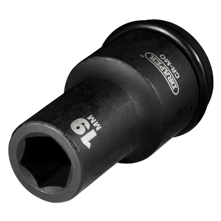 DRAPER Expert 19mm 3/4in. Square Drive Hi-Torq ; 6 Point Deep Impact Socket: Model No.419D-MM