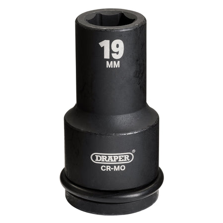 DRAPER Expert 19mm 3/4in. Square Drive Hi-Torq ; 6 Point Deep Impact Socket: Model No.419D-MM