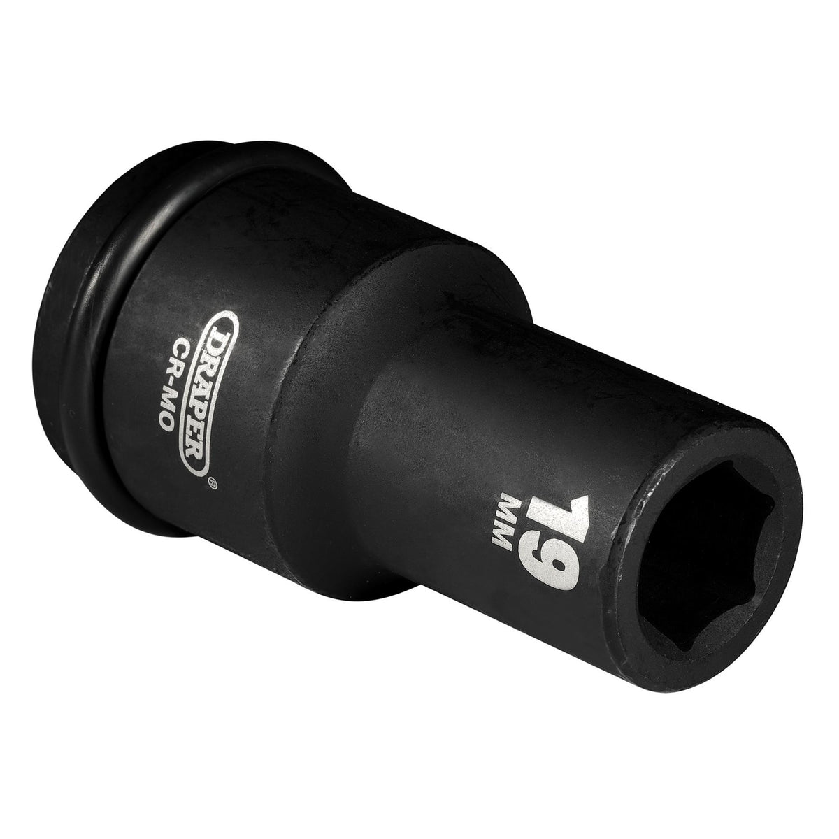 DRAPER Expert 19mm 3/4in. Square Drive Hi-Torq ; 6 Point Deep Impact Socket: Model No.419D-MM