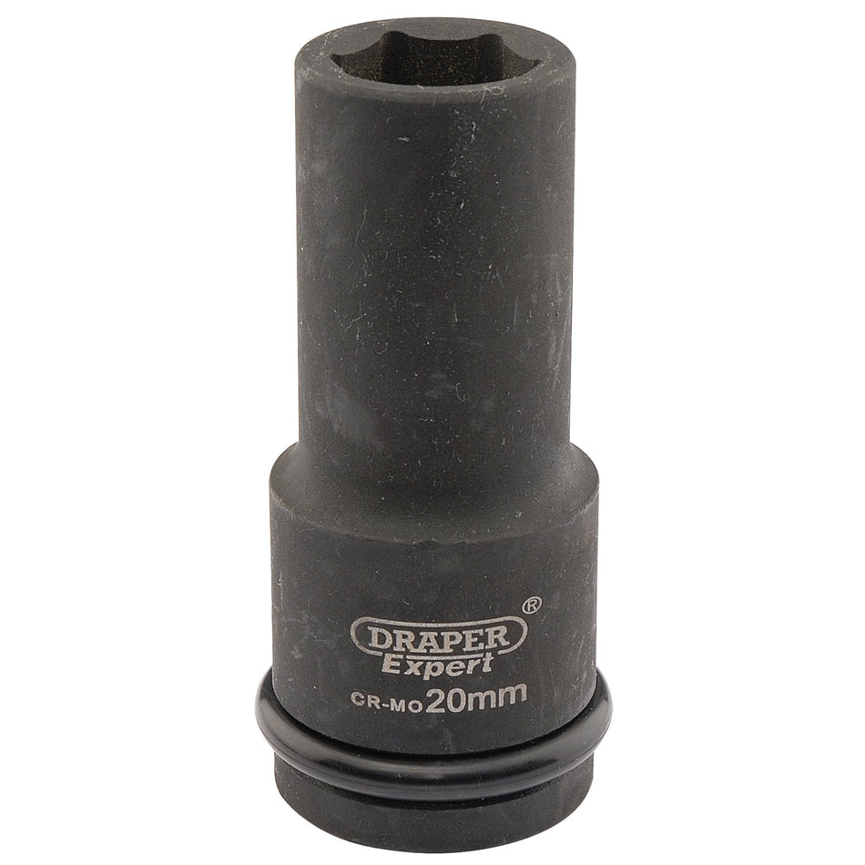 DRAPER Expert 20mm 3/4in. Square Drive Hi-Torq ; 6 Point Deep Impact Socket: Model No.419D-MM