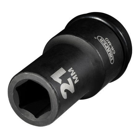 DRAPER Expert 21mm 3/4in. Square Drive Hi-Torq ; 6 Point Deep Impact Socket: Model No.419D-MM