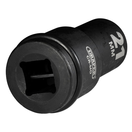DRAPER Expert 21mm 3/4in. Square Drive Hi-Torq ; 6 Point Deep Impact Socket: Model No.419D-MM