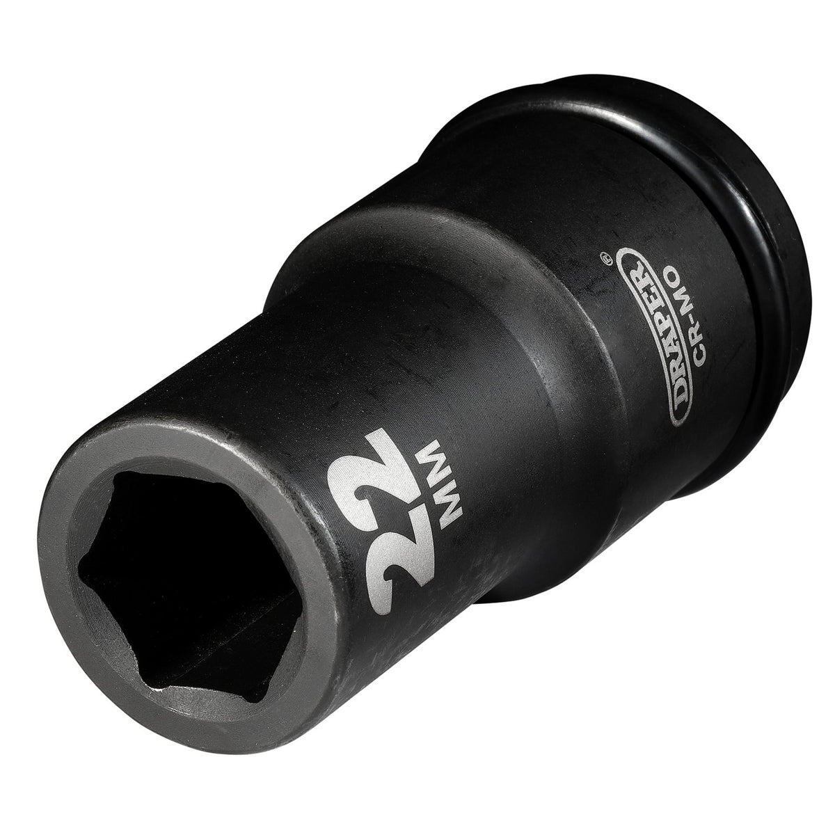DRAPER Expert 22mm 3/4in. Square Drive Hi-Torq ; 6 Point Deep Impact Socket: Model No.419D-MM